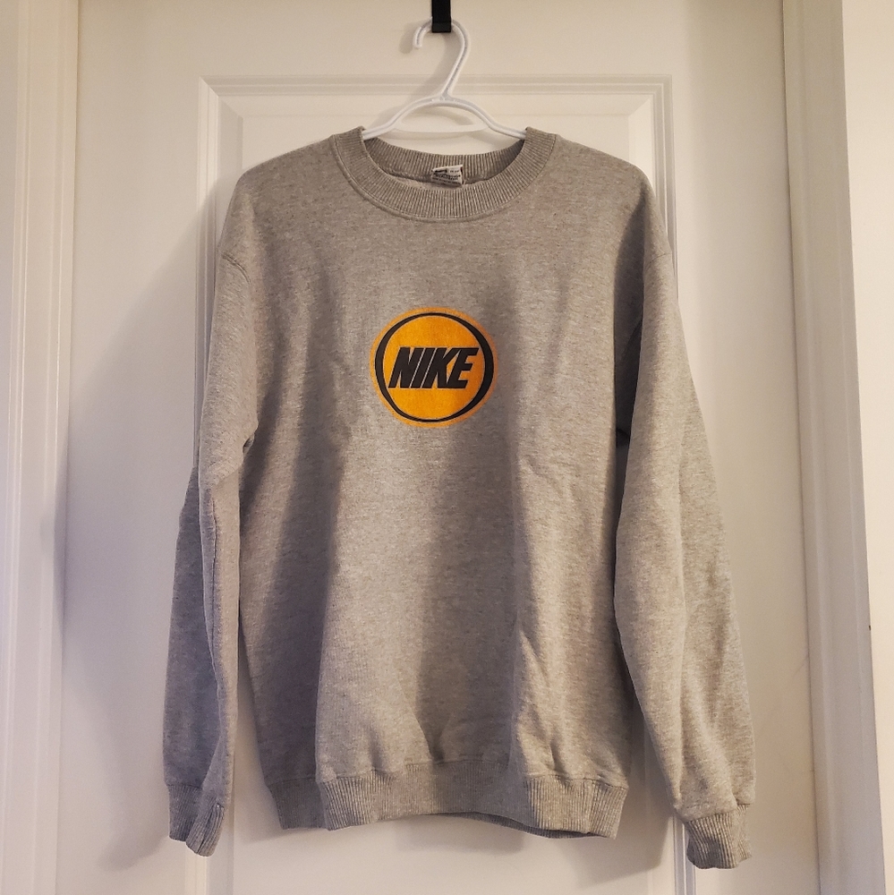 Nike | Unisex vintage heather grey pullover sweater